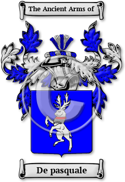 De pasquale Family Crest Download (JPG) Legacy Series - 600 DPI